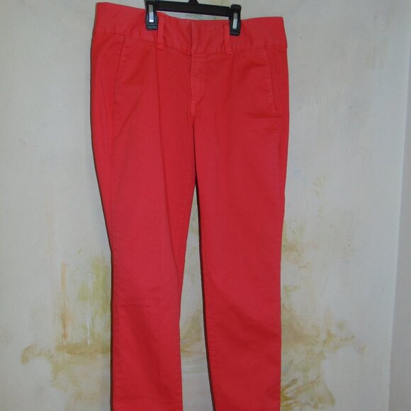 Rag & Bone Pants Slacks Women's 29 Salmon Coral Skinny Jeans Minimalist Basic - Picture 2 of 8